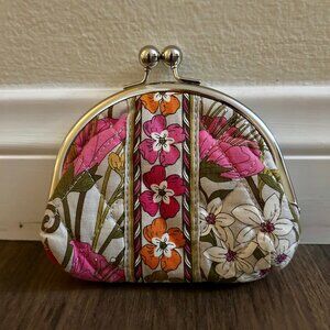 Vera Bradley Small Coin Purse Tea Garden